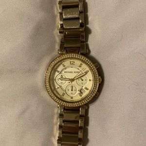 gold Michael kors watch